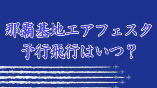 那覇基地美ら島エアフェスタ予行飛行