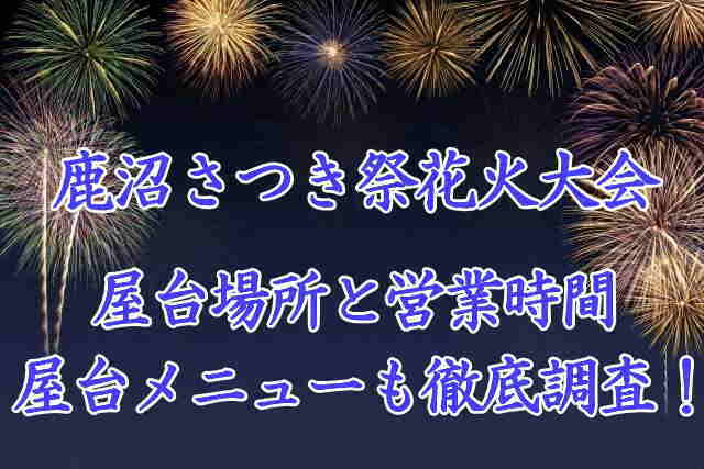 鹿沼さつき祭花火大会