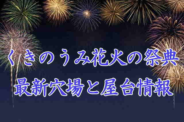 くきのうみ花火の祭典